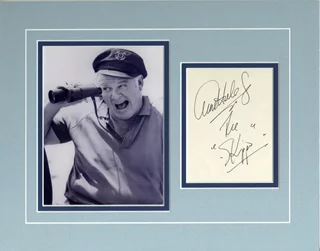 Alan Hale as The Skipper autograph