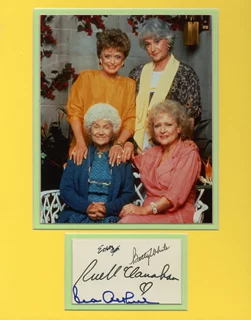The Golden Girls autograph