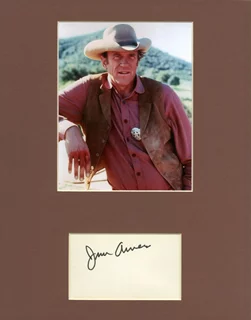 James Arness autograph