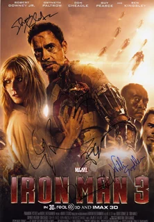 Iron Man 3 autograph