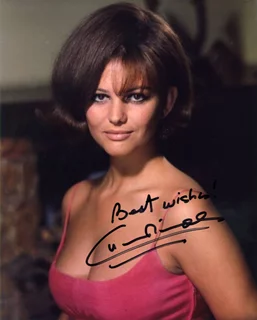 Claudia Cardinale autograph