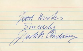 Dame Judith Anderson autograph