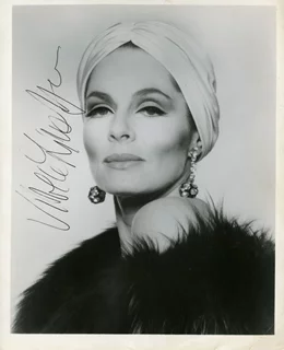 Viveca Lindfors autograph