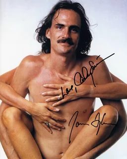 James Taylor & Carly Simon autograph