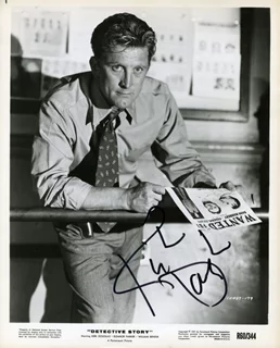 Kirk Douglas autograph