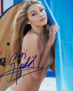 Gigi Hadid autograph