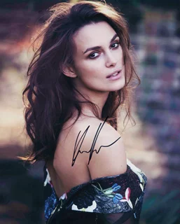 Keira Knightley autograph