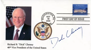 Dick Cheney autograph