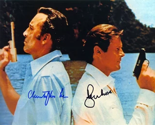 The Man With the Golden Gun autograph