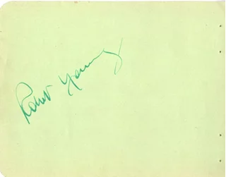 Robert Young autograph