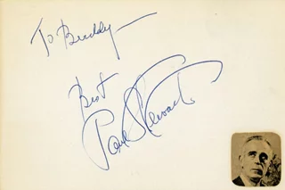 Paul Stewart autograph