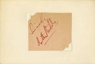 Arthur Shields autograph