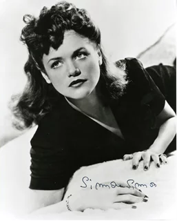 Simone Simon autograph