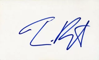Tim Burton autograph