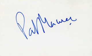 Patrick MacNee autograph