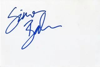 Simon Baker autograph