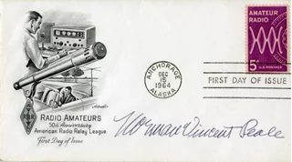 Norman Vincent Peale autograph