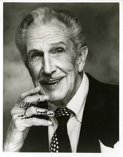 Vincent Price autograph
