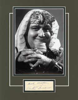 Victor Buono autograph