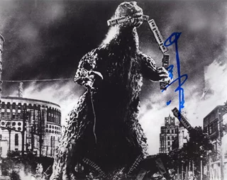 Haruo Nakajima autograph