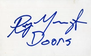 Ray Manzarek autograph