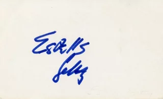 Estelle Getty autograph