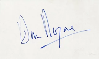 Dirk Bogarde autograph