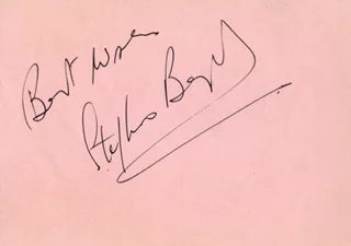 Stephen Boyd autograph