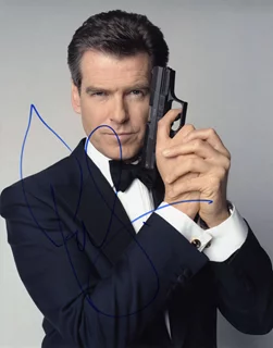 Pierce Brosnan autograph