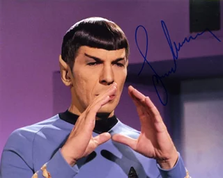 Leonard Nimoy autograph