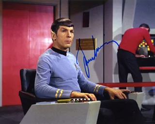 Leonard Nimoy autograph
