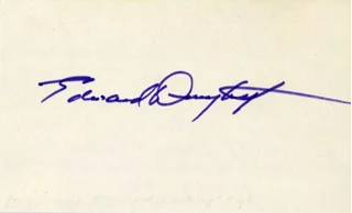 Edward Dmytryk autograph