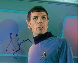 Leonard Nimoy autograph