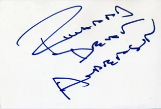 Richard Dean Anderson autograph