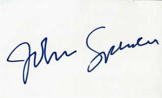 John Spencer autograph