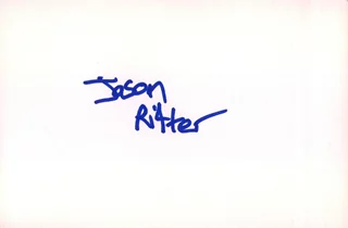 Jason Ritter autograph