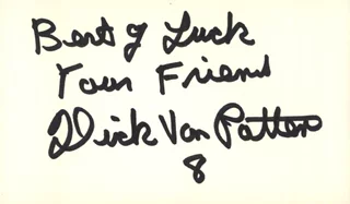 Dick Van Patten autograph