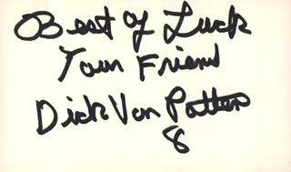 Dick Van Patten autograph