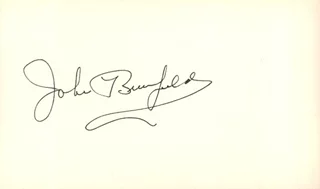 John Bromfield autograph