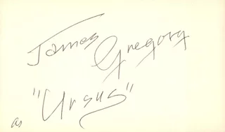 James Gregory autograph