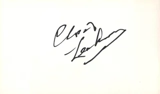 Cloris Leachman autograph