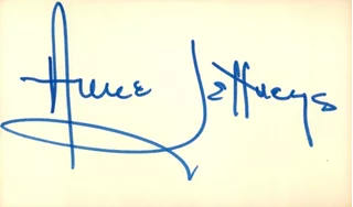 Anne Jeffreys autograph
