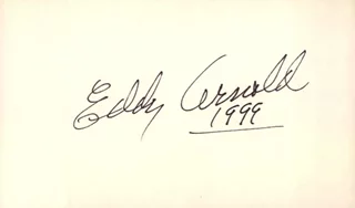 Eddy Arnold autograph