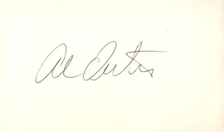 Al Oerter autograph