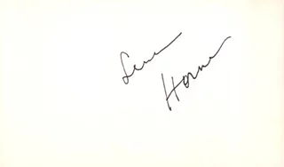 Lena Horne autograph