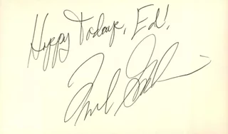 Frank Gorshin autograph