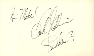 Frank Gorshin autograph