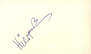 Hildegarde autograph