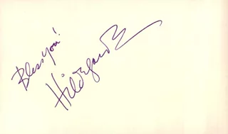 Hildegarde autograph