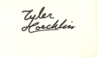 Tyler Hoechlin autograph